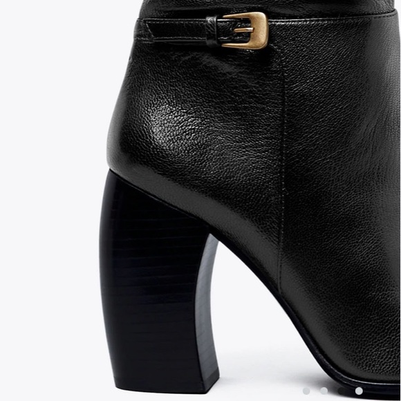 Tory Burch BANANA HEEL BUCKLE BOOT - Picture 2 of 7